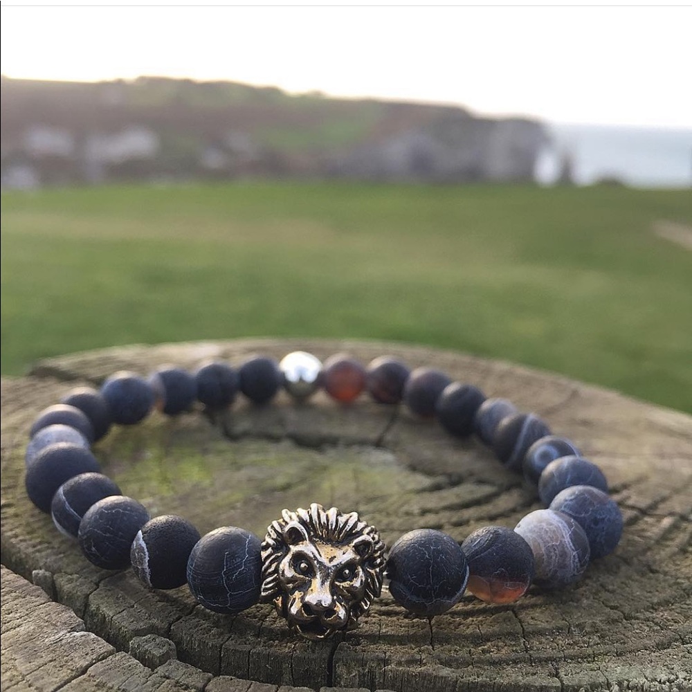 Lion Head Bead Bracelet